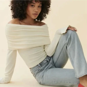 Off shoulder tröja - Snygg off-shoulder tröja från zara