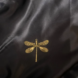 Trollslända smycken - Säljer ett trollslända halsband samt matchande med örhängen  Halsbandet har tappat sin kedja så det är endast själva trollsländan kvar:/🥰 Örämgerna är tvättade, rena och fina❤️ Trollslända halsband-  100 Örhängena-120 Båda-200kr Säljer fler —>❤️