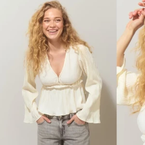 Creme vit blus - Jag har köpt denna blusen från gina för 399 kr. Och vill sälja därför den passade inte mig så bra och jag har inte kvitto. Vill sälja för 350 eftersom den har endast varit testad.Men pris kan gärna diskuteras. Kontakta om det är några frågor.