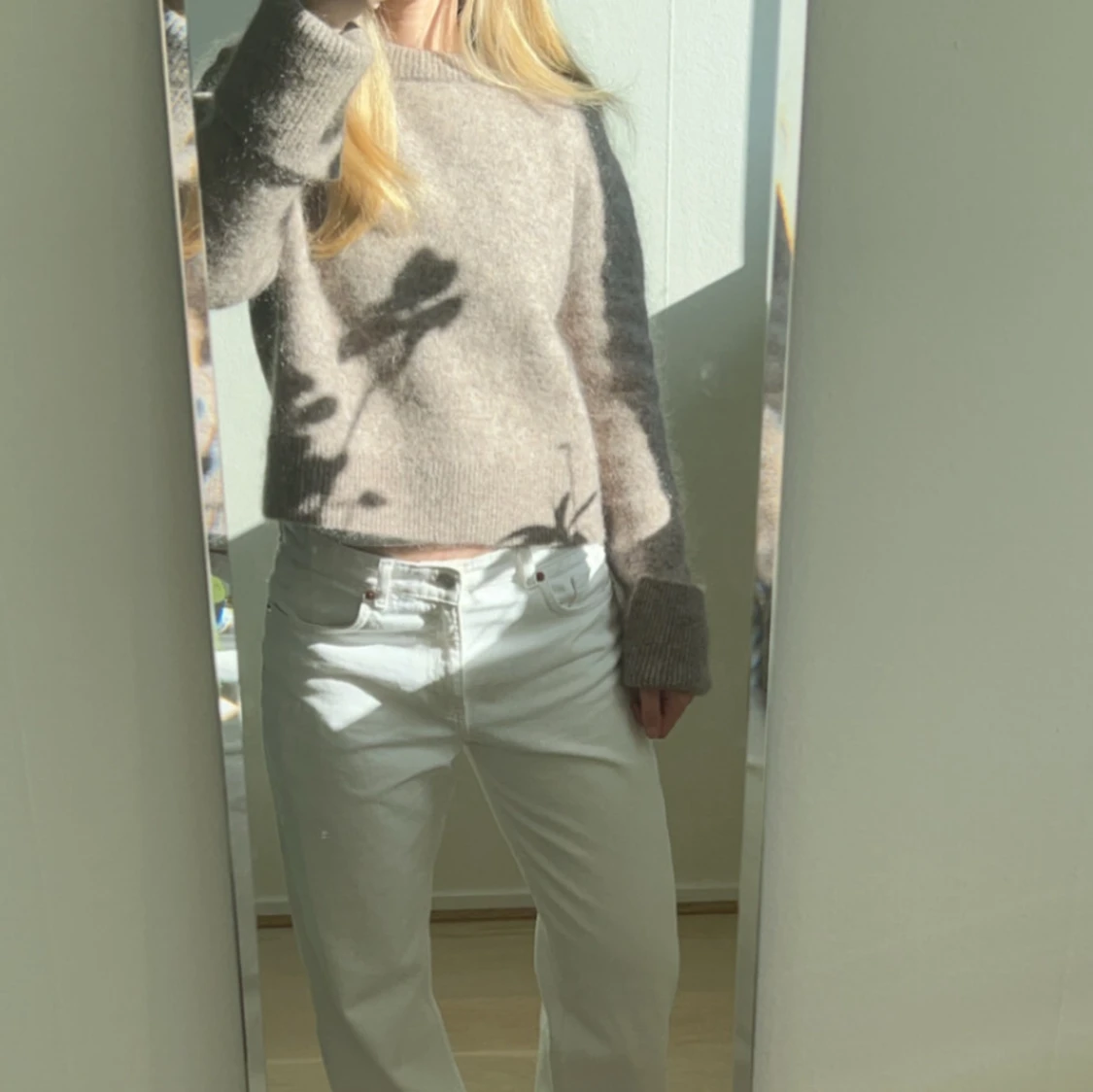 Super mysig stickad tröja! đ