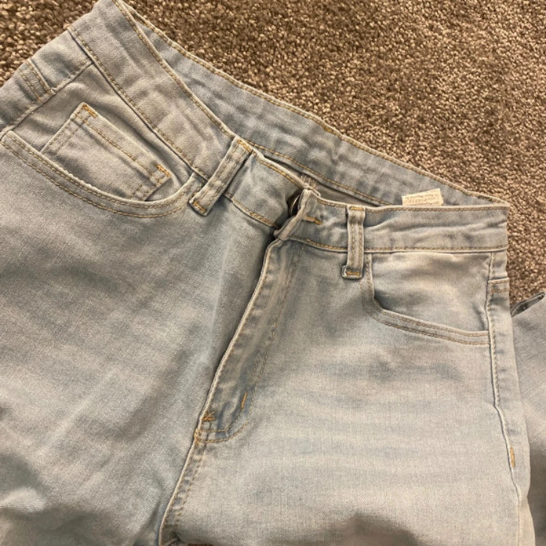 Ljusblå bootcut jeans - 3