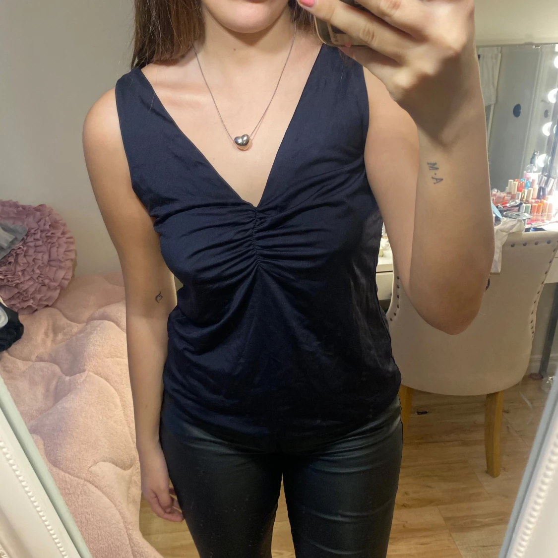 Svart fest topp från H&M