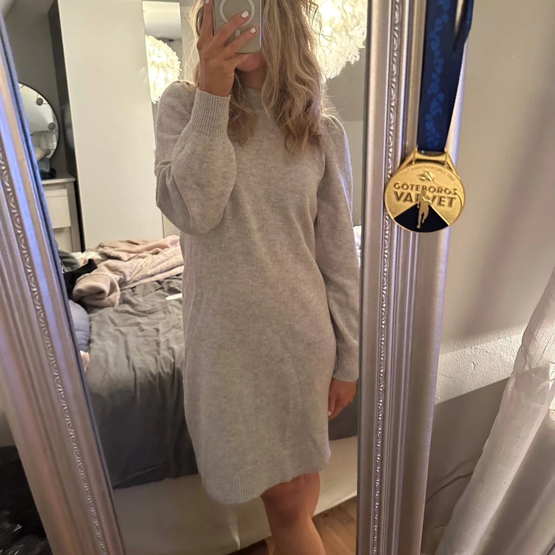 Stickad klänning - 1