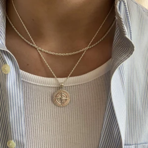 Silver halsband  - Nytt Äkta silverhalsband, unisex. OBS ej den med medaljong 