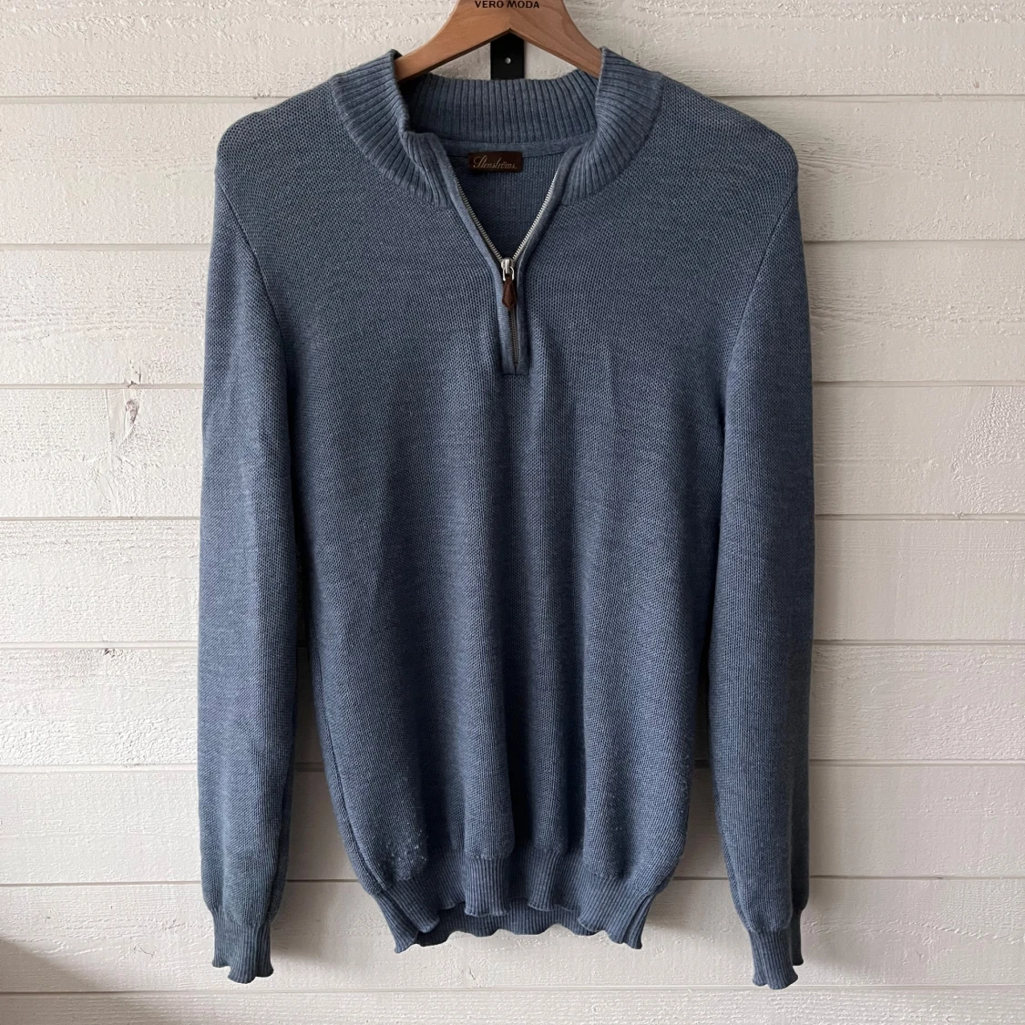 Blå zipup från Stenströms