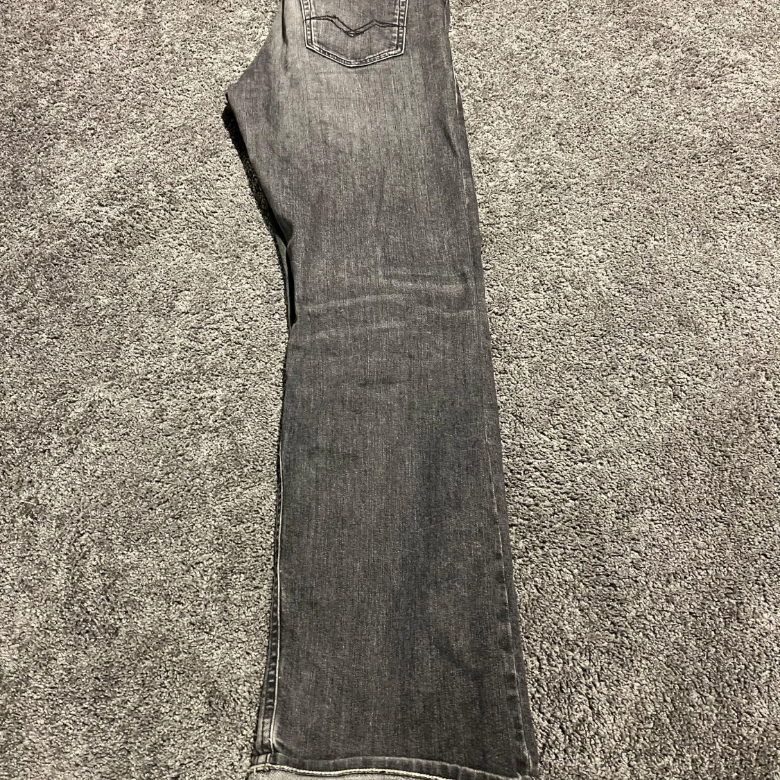 Grå jeansbyxor från Replay - 3