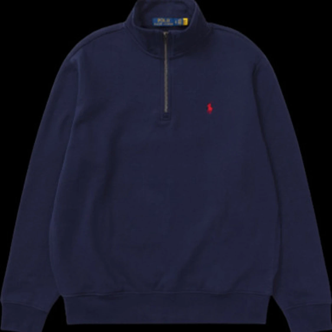 Mörkblå zip hoodie från Ralph Lauren