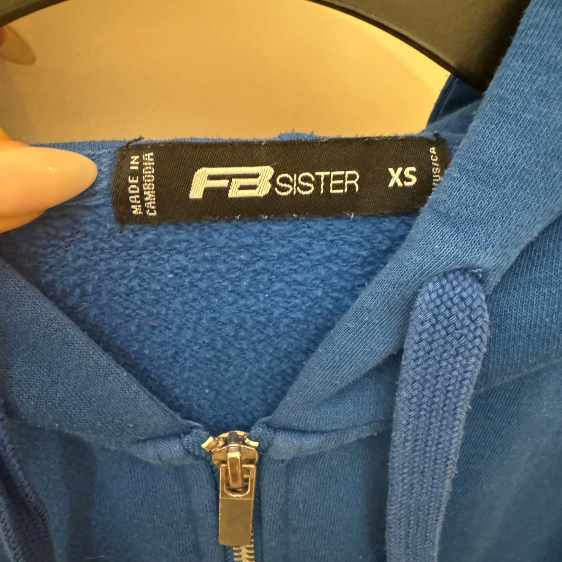 Blå zip up från New Yorker - 91