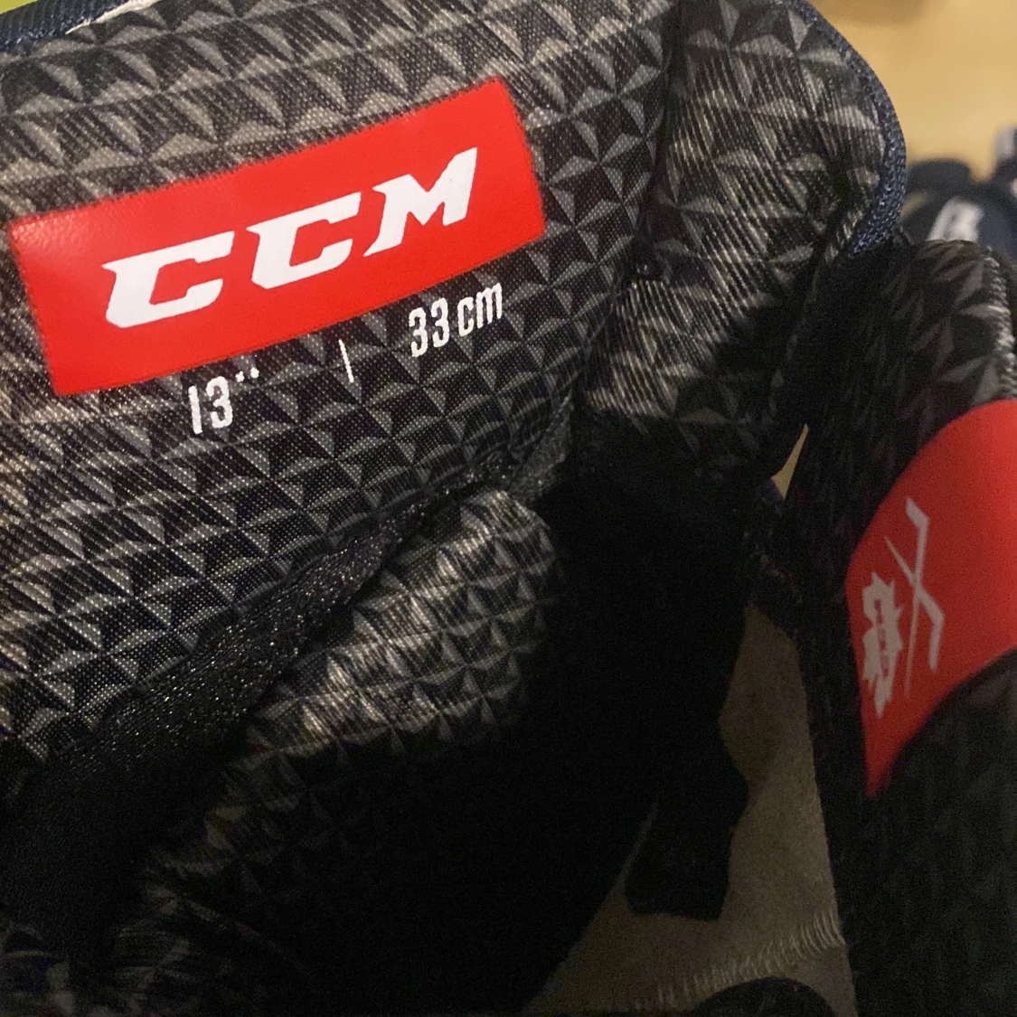 Blå CCM hockeyhandskar - 3