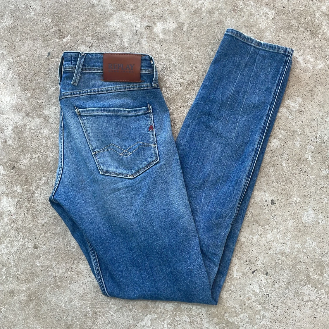 Blå jeansbyxor från Replay - 2