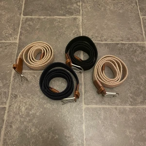 Flätat bälte - 4 st flätade bälten finns nu på min profil. 1st - marinblå (SÅLT), 1st svart (SÅLT), 2st beige (1 KVAR). Alla är helt nya.  Bältena kostar ej 1kr, skriv ej på denna annonsen.