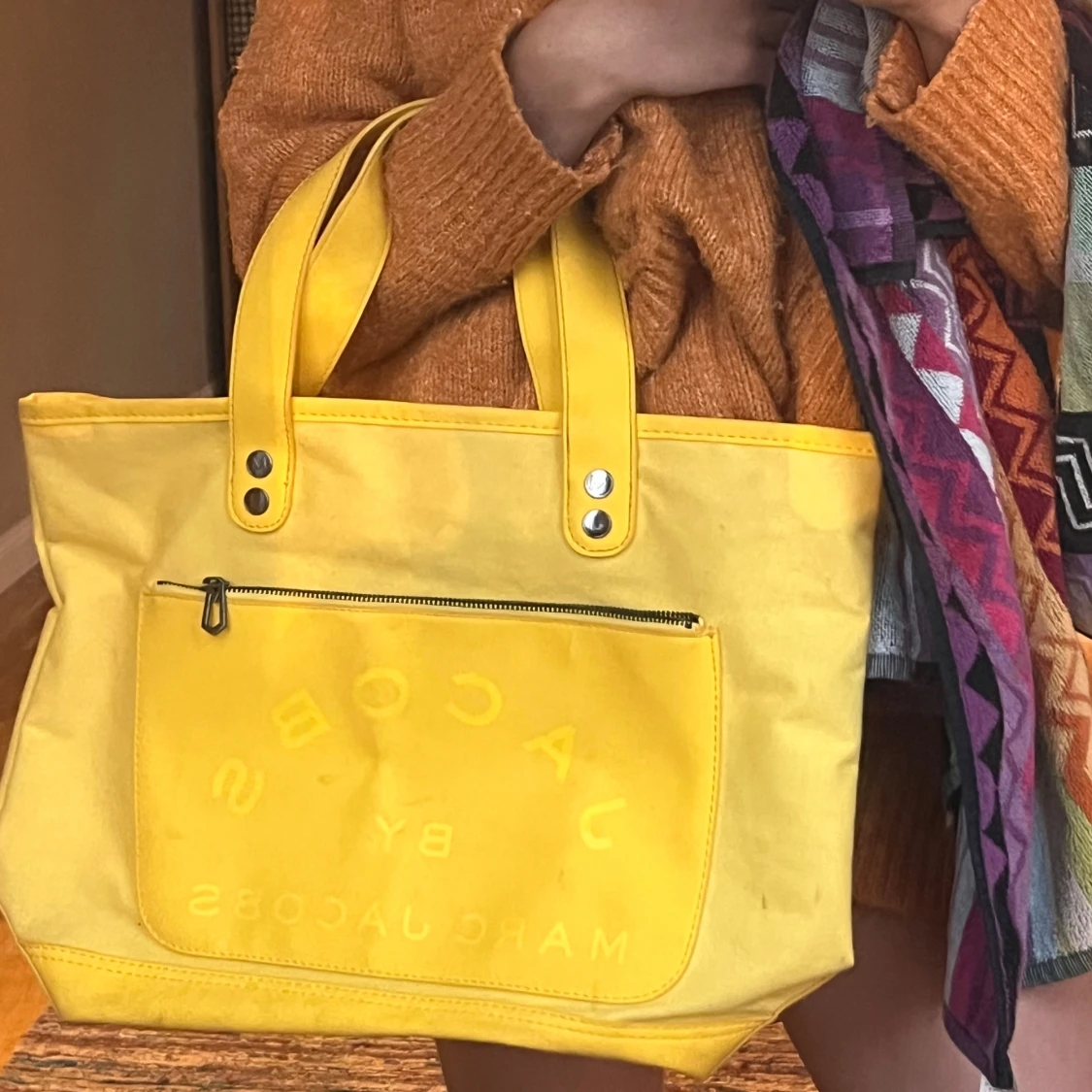 Gul shoppingväska från Marc Jacobs