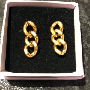 Örhängen i rostfri stål.  - Örhängen i rostfri stål, oanvända. 