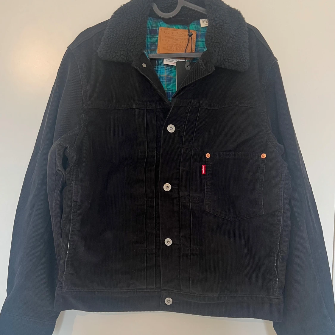 Levis jacka i svart manchester - 90