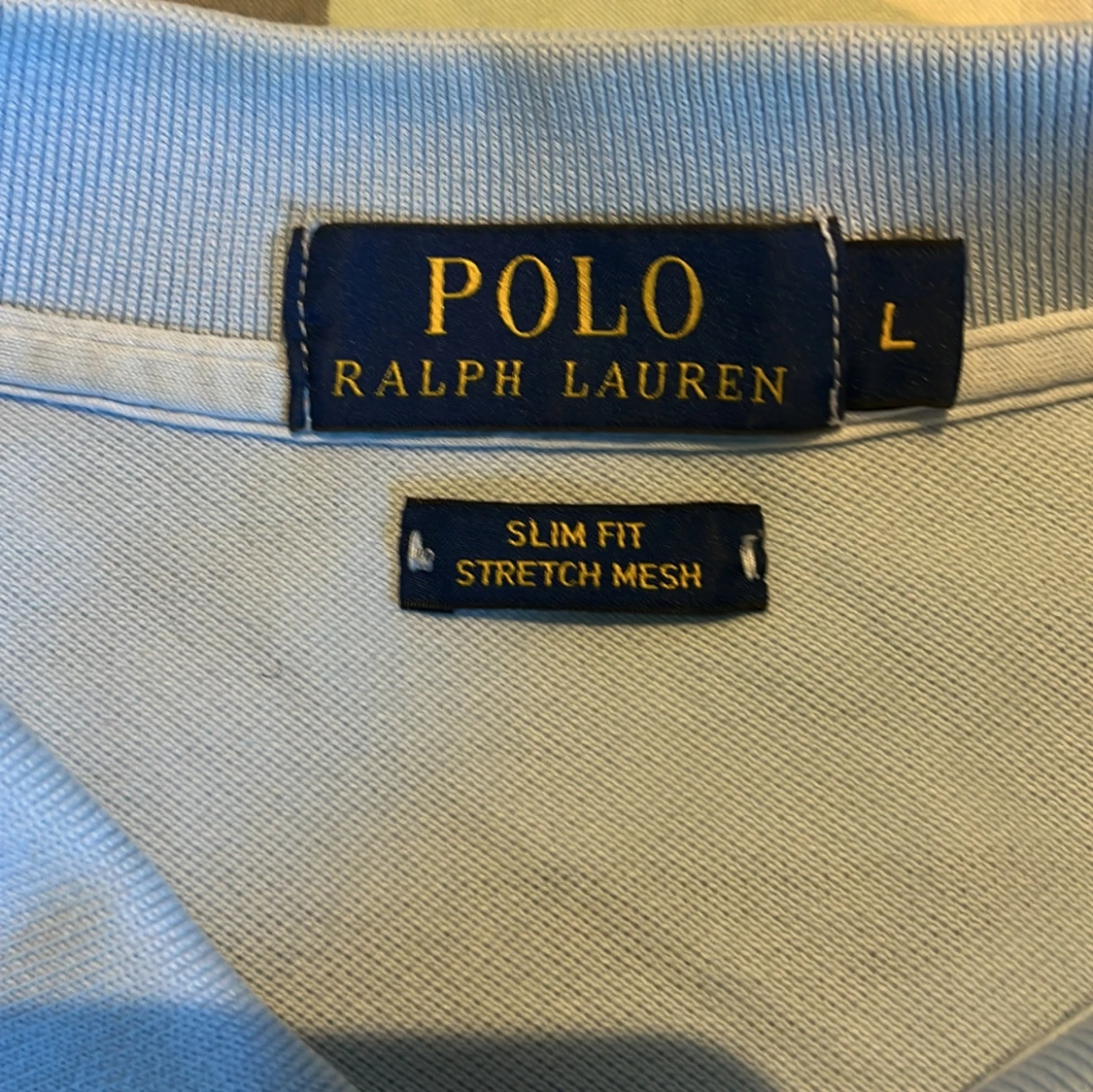 Ljusblå pikétröja från Ralph Lauren - 2