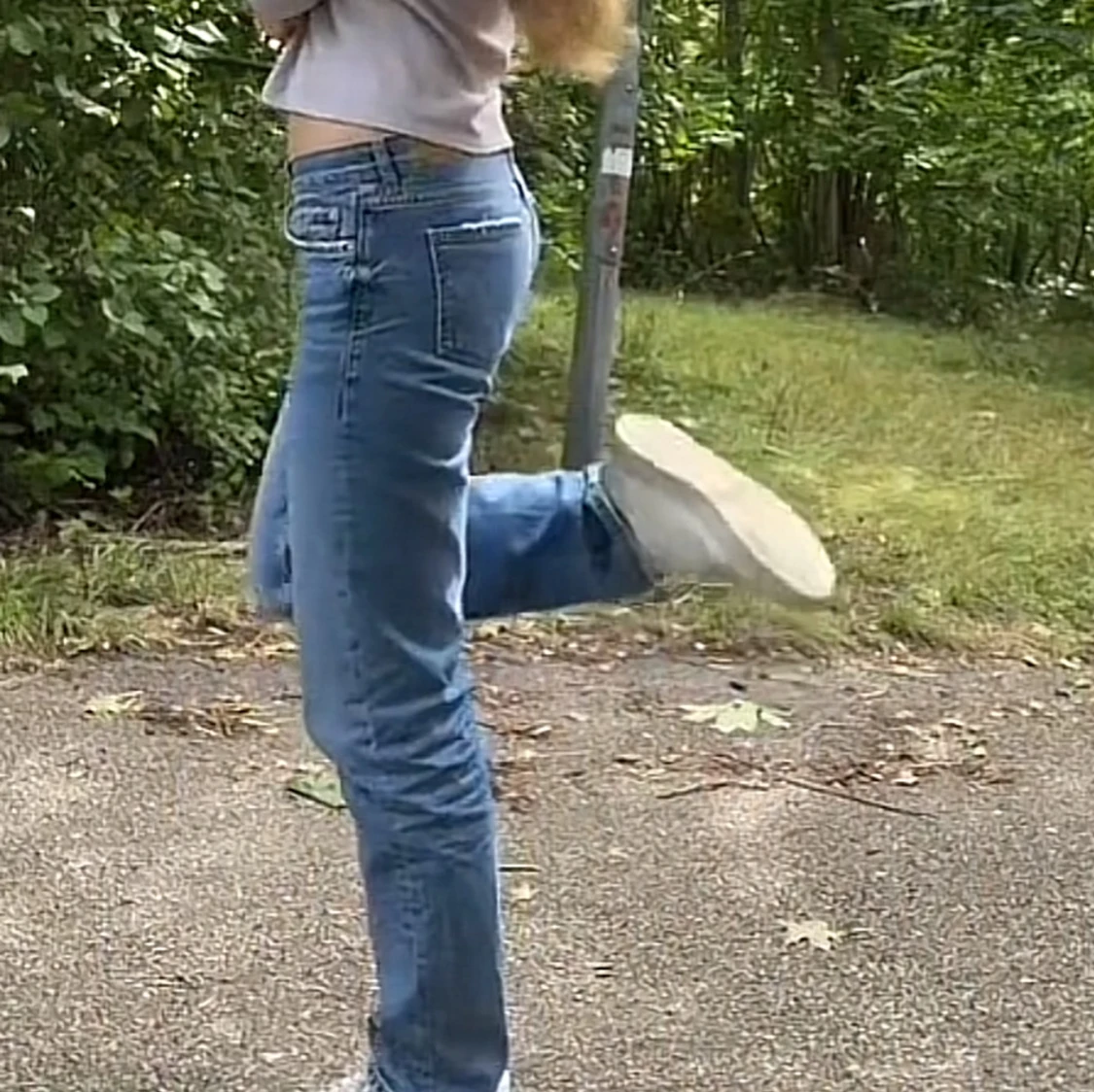 Lågmidjade jeans - 2