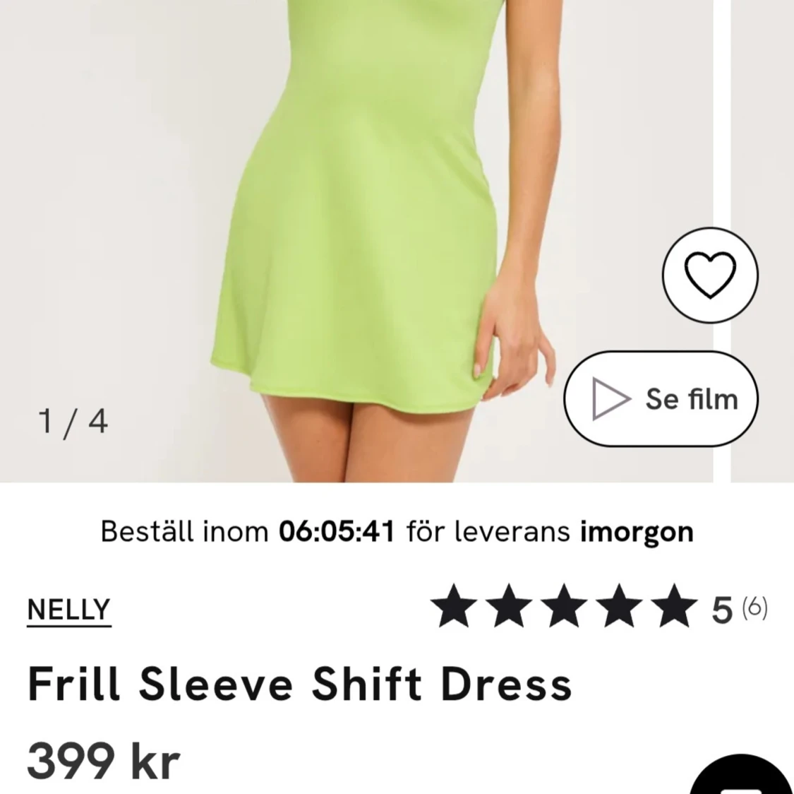 Rosa klänning från Nelly (NLY One) - 4