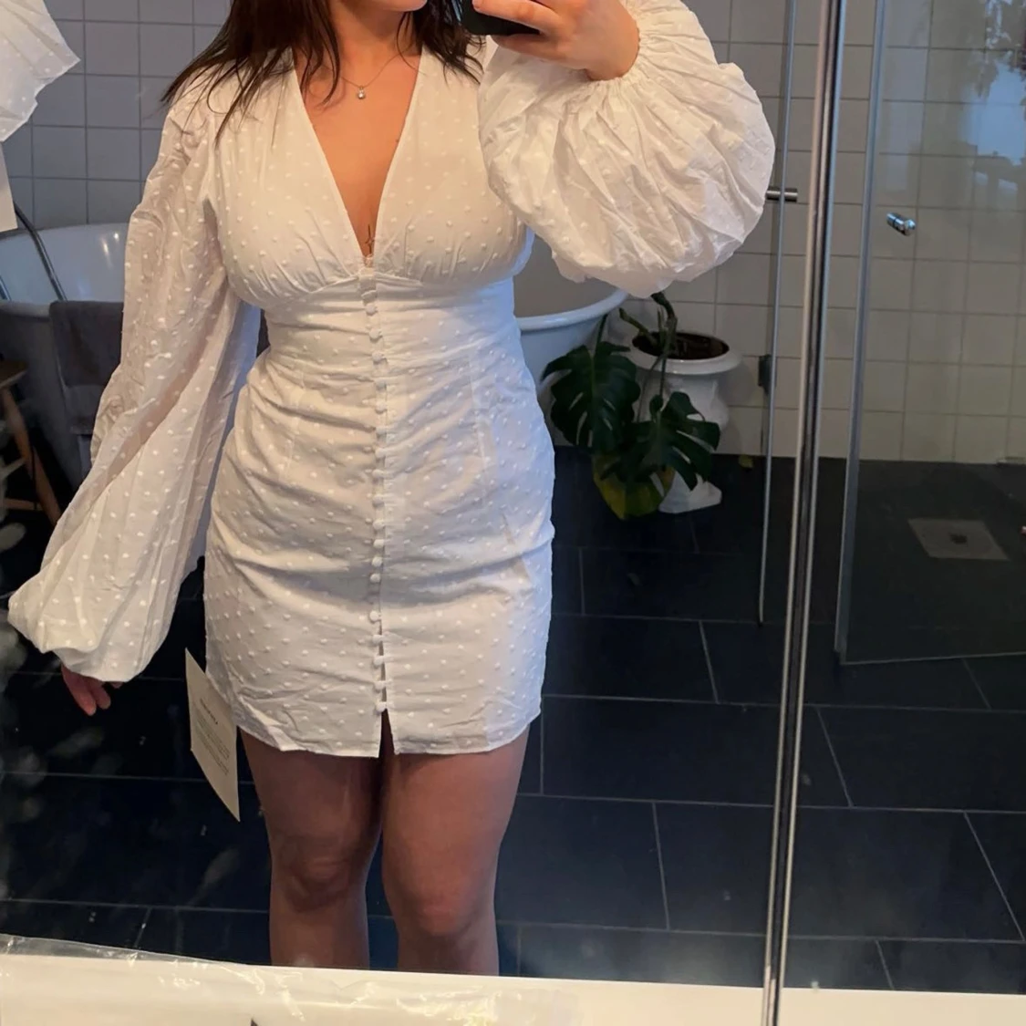 Vit adoore klänning - 1