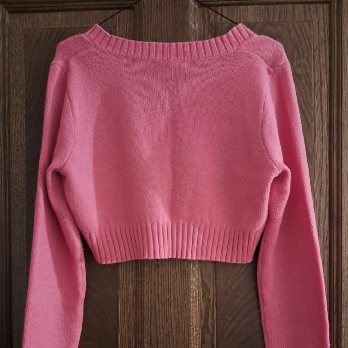 Rosa croppad tröja från H&M - 1