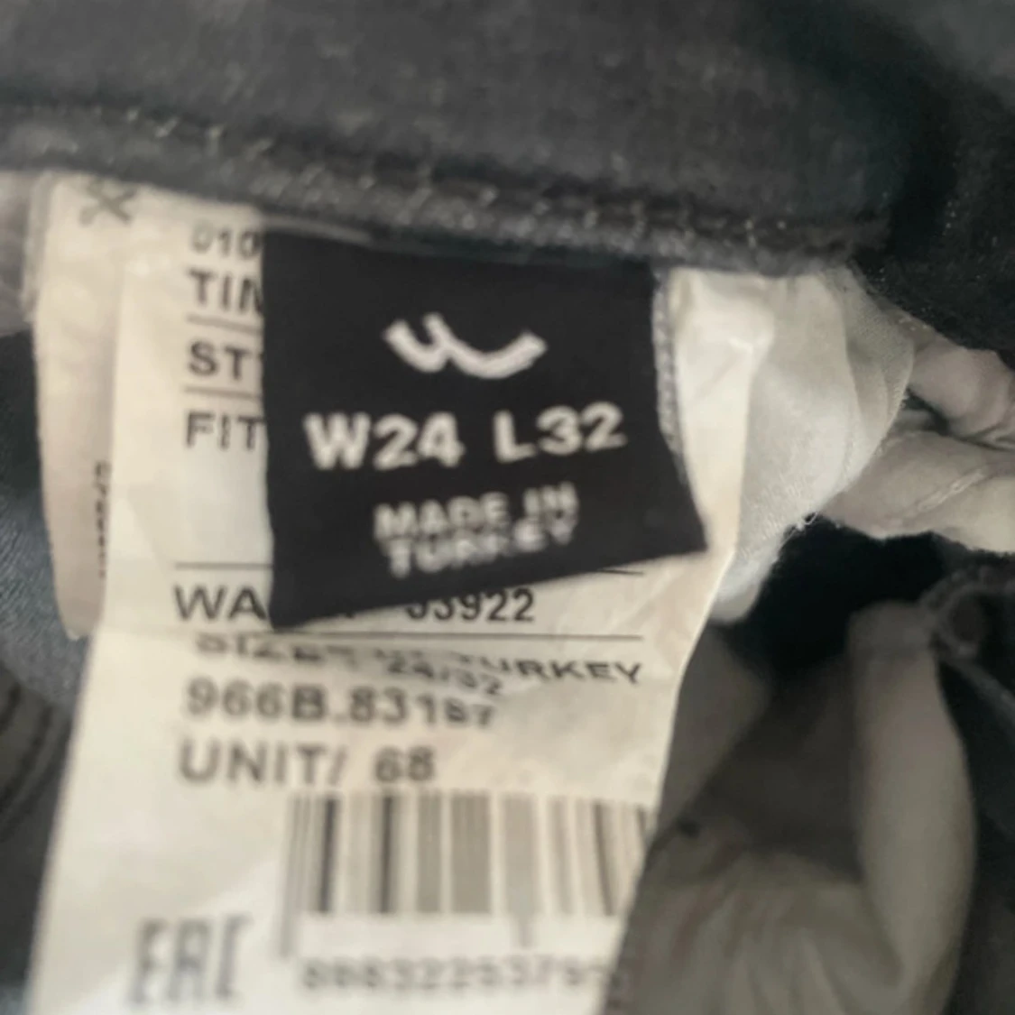 Gråa låg midjande jeans med bootcut - 3