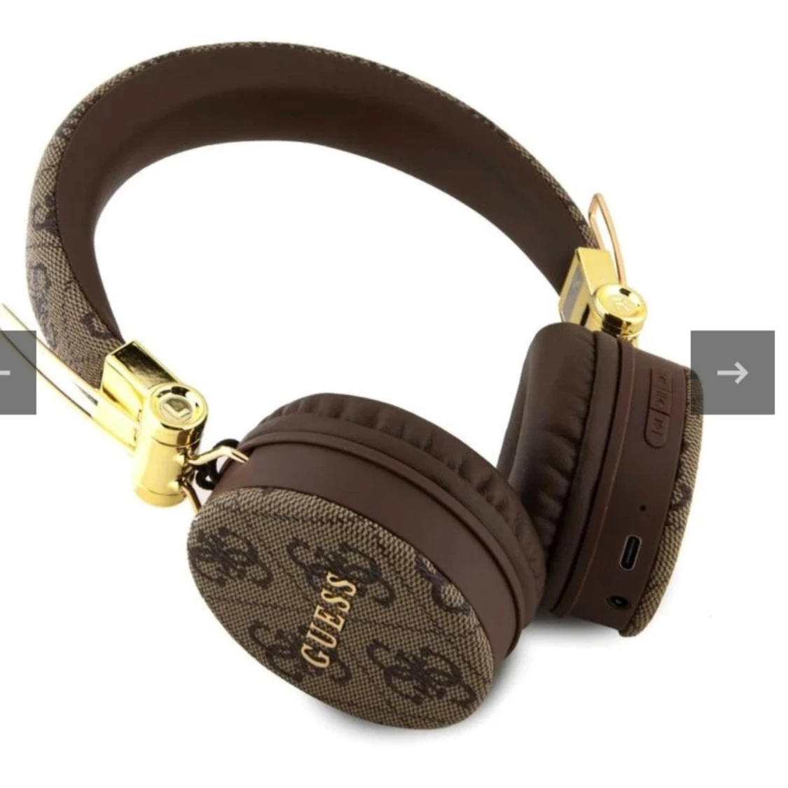 Bruna trådlösa hörlurar från Guess - 2