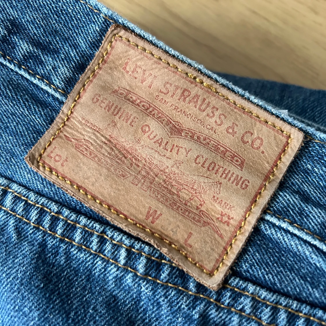 Blå jeans från Levi's 501 - 91