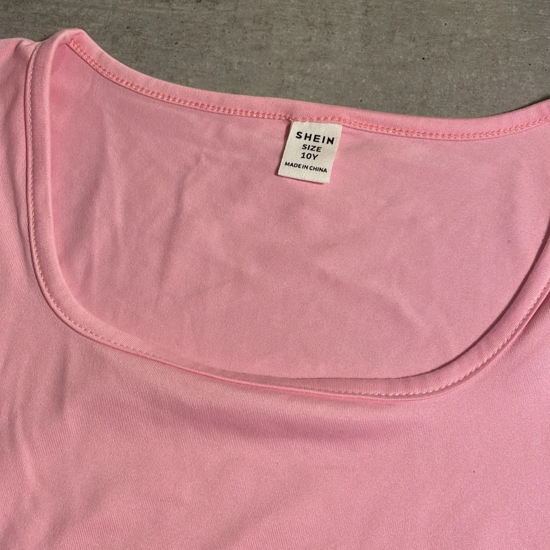 Rosa kortärmad topp från Shein - 91