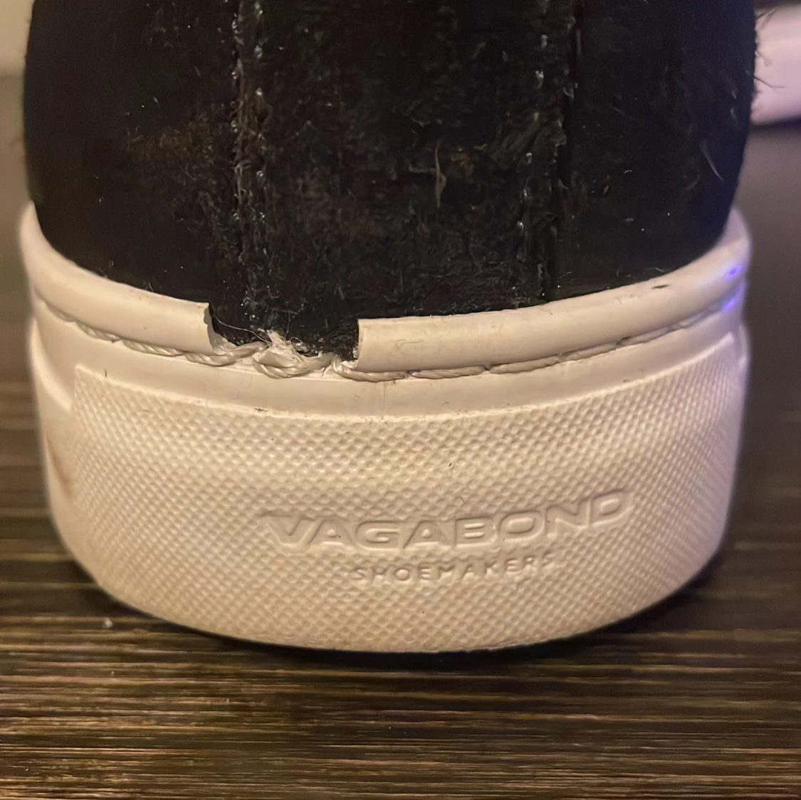 Vagabonds mörkblå mocka  - 91