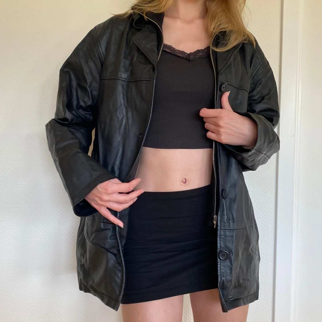 Läderjacka - 91