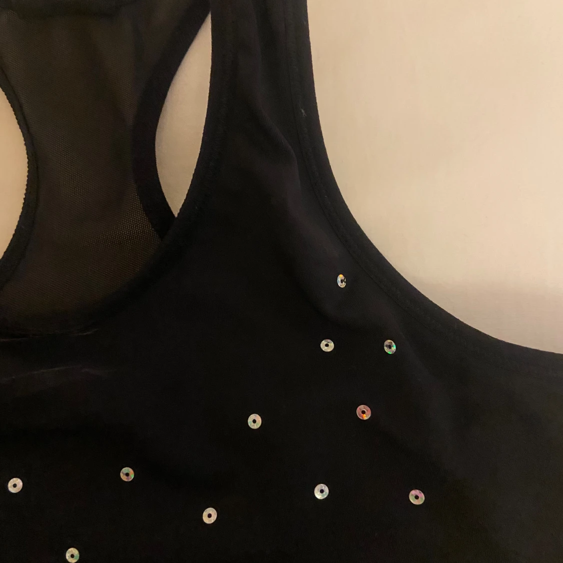 Glitter bh/topp  - 90