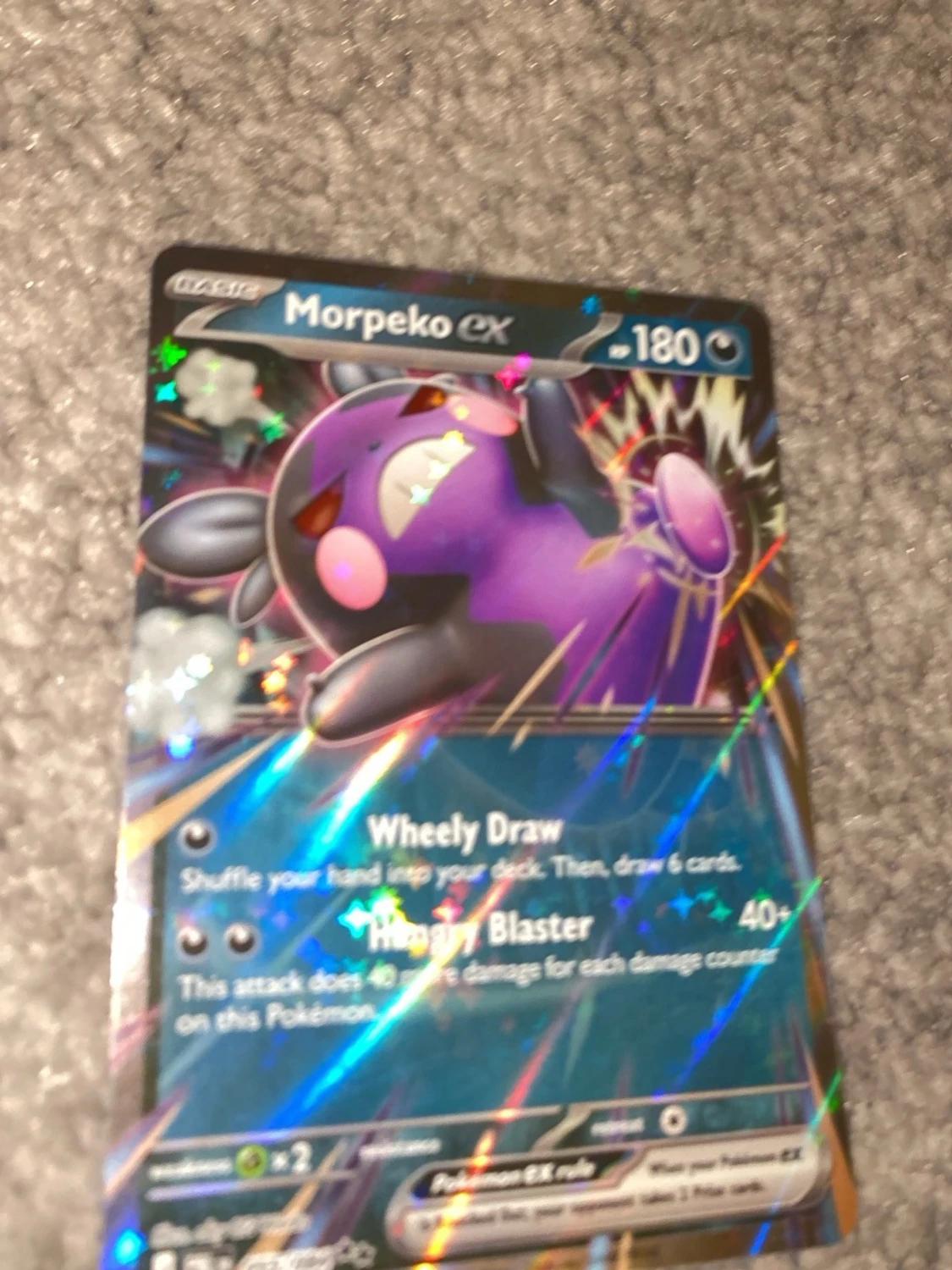 Pokémonkort Morpeko EX och samling