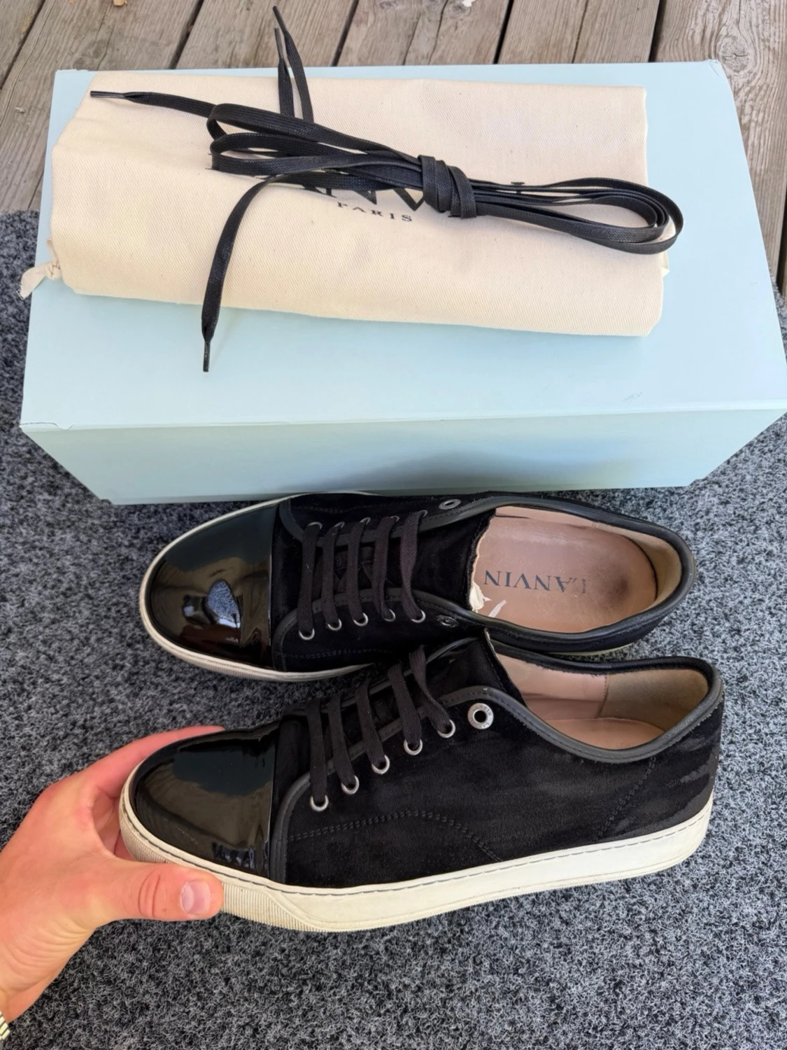 Lanvin uk10 svart - 3