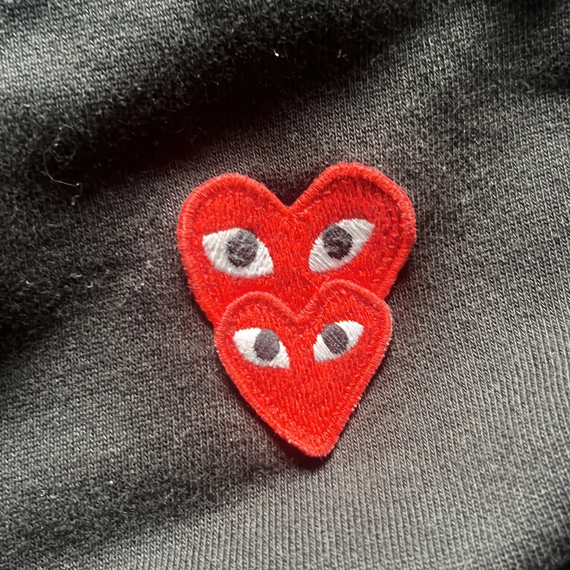 Svart hoodie Comme des Garçons Play M - 3