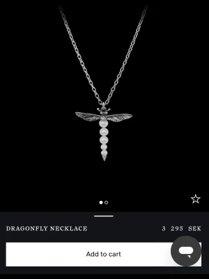 Dragonfly Necklace 45 - Fint Dragonfly halsband silver från Maria Nilsdotter i längd 45🫶🏻box medföljer! Nypris 3295 