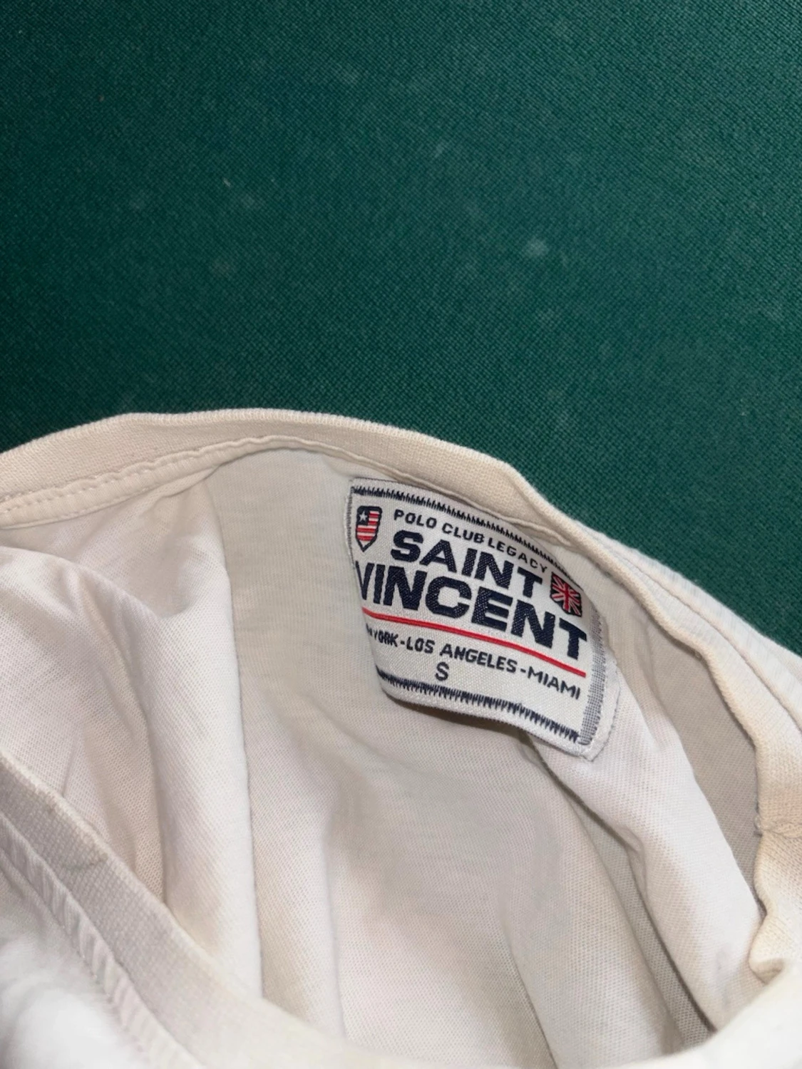 Vit POLO CLUB t-shirt med tryck - 3