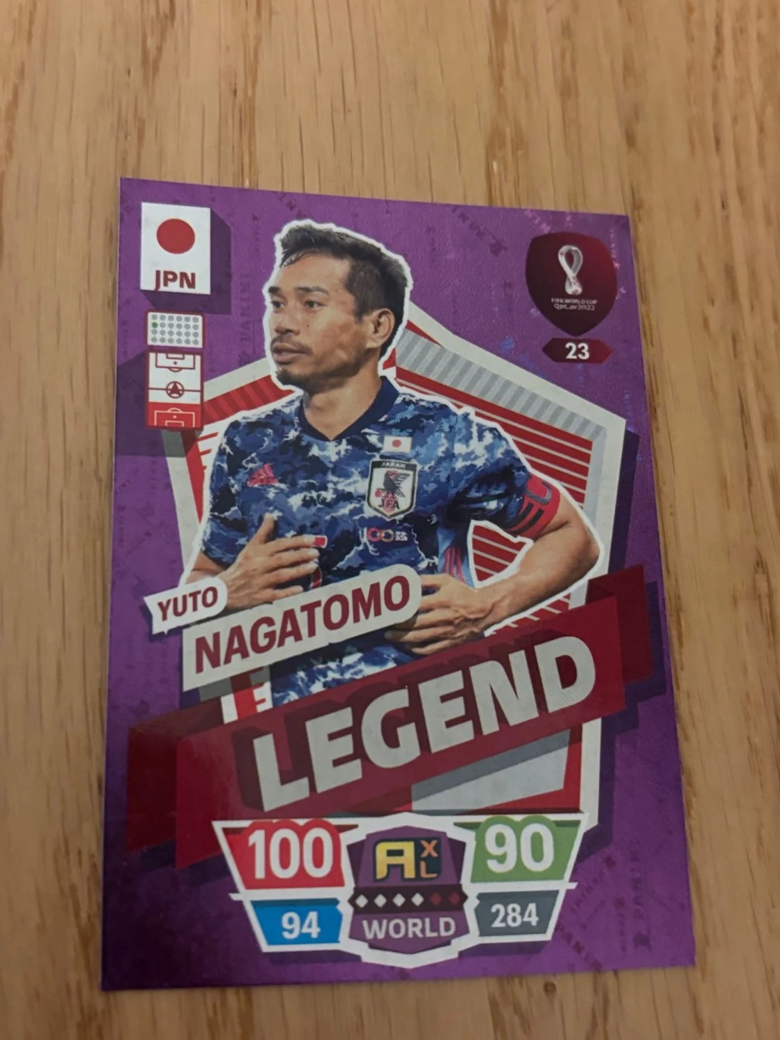 Legend fotbollssamlarkort Yuto Nagatomo