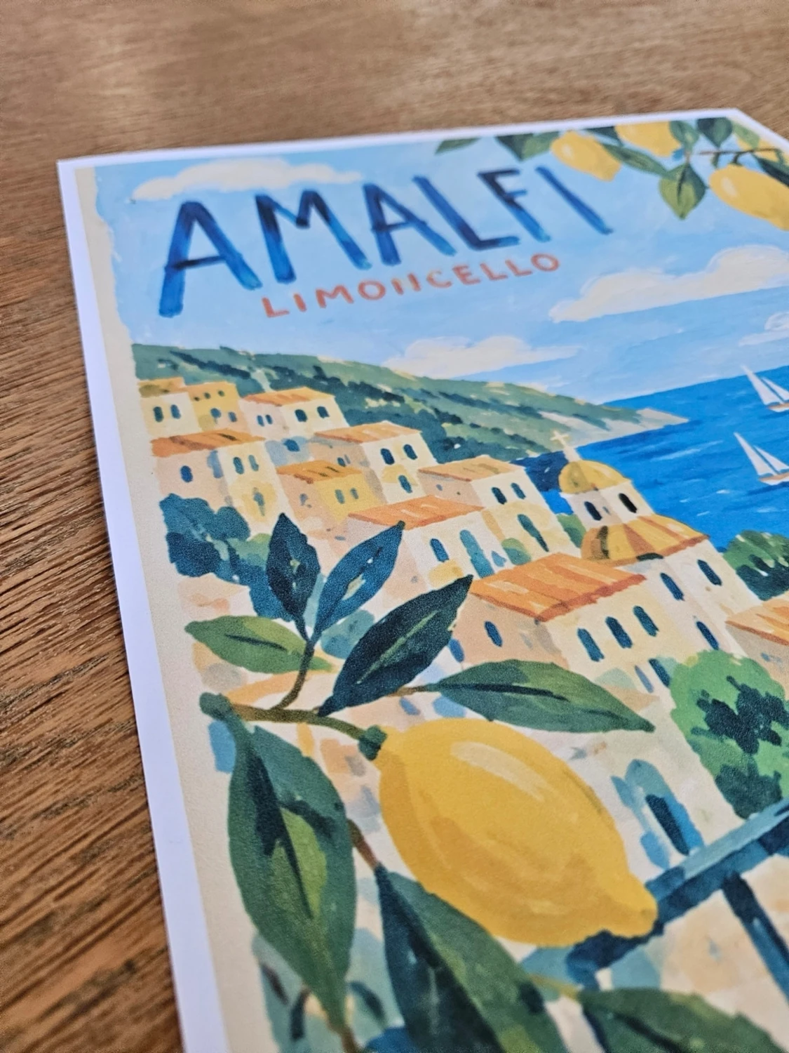 Amalfi limoncello poster A3 - 1