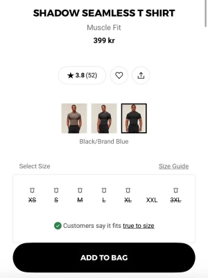 Gymshark Shadow seamless - Helt ny Gymshark Shadow Seamless storlek M. Slut överallt. Aldrig använd då den inte passade mig.
