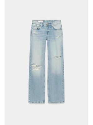 Virala zara jeans   - Dom virala Zara jeansen med hål!! Helt nya med prislapp, stlk 36😃