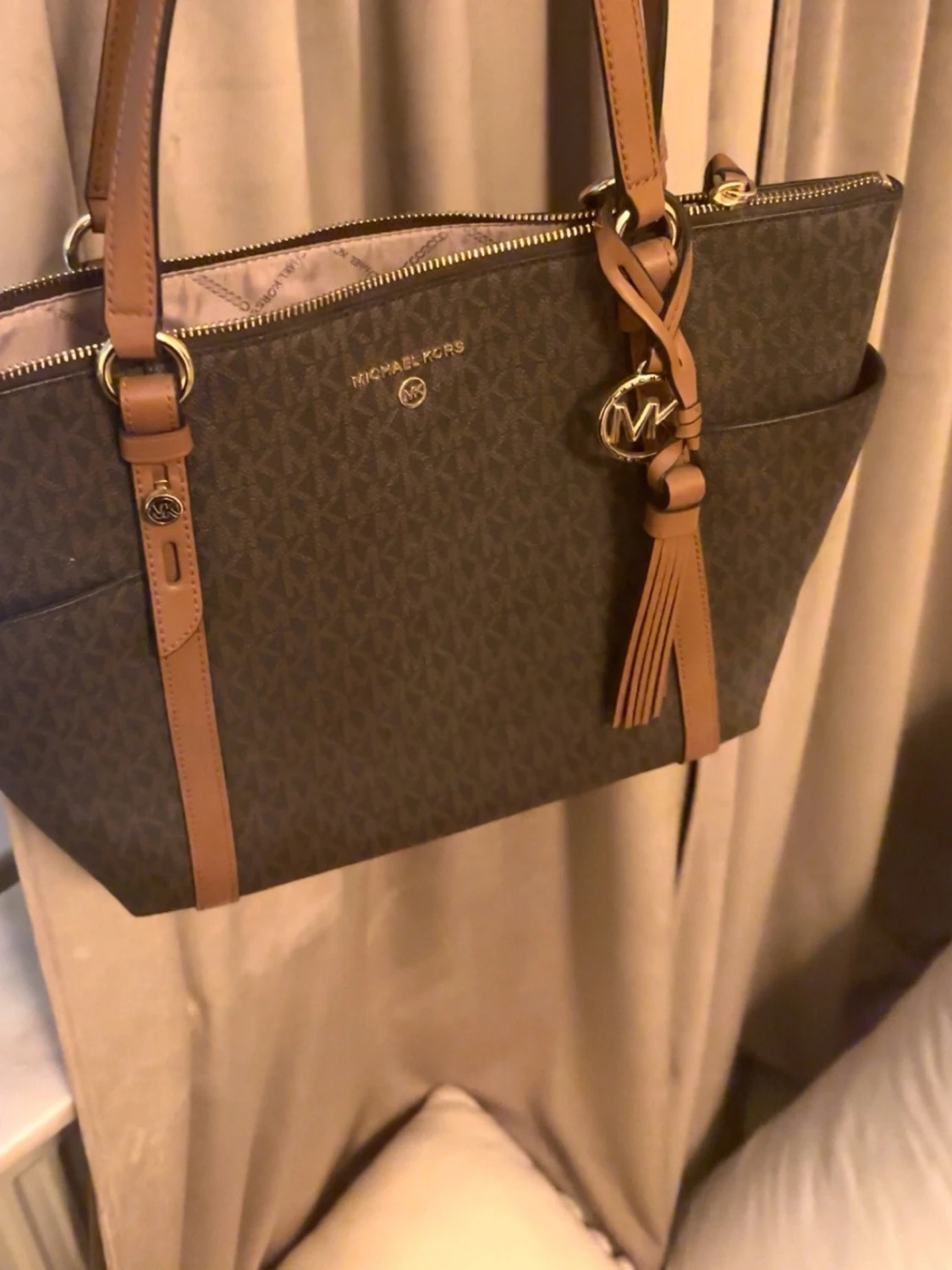 Brun handväska från Michael Kors