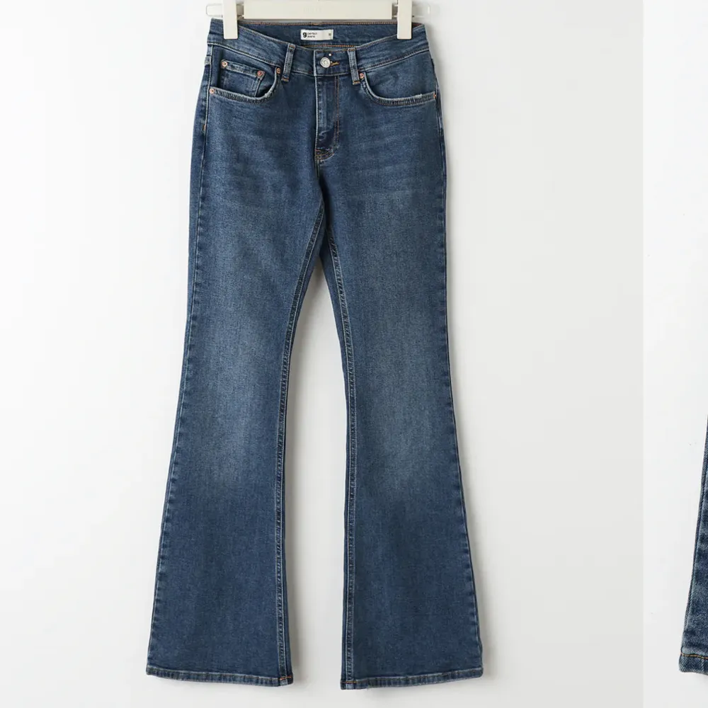 Låg midjade jeans från gina, använda en gång. Köpte för 499kr. Jeans & Byxor.