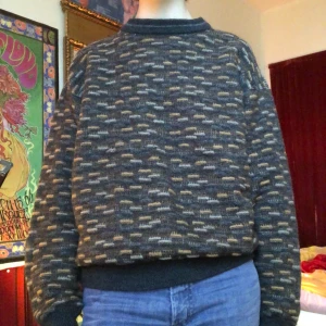 Stickad tröja vintage - Tjock stickad tröja