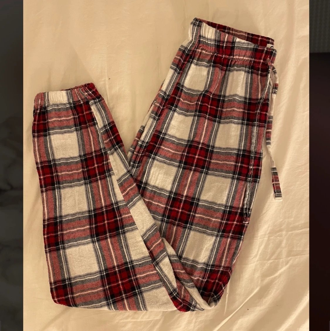 Röd Rutiga Pyjamas Byxor