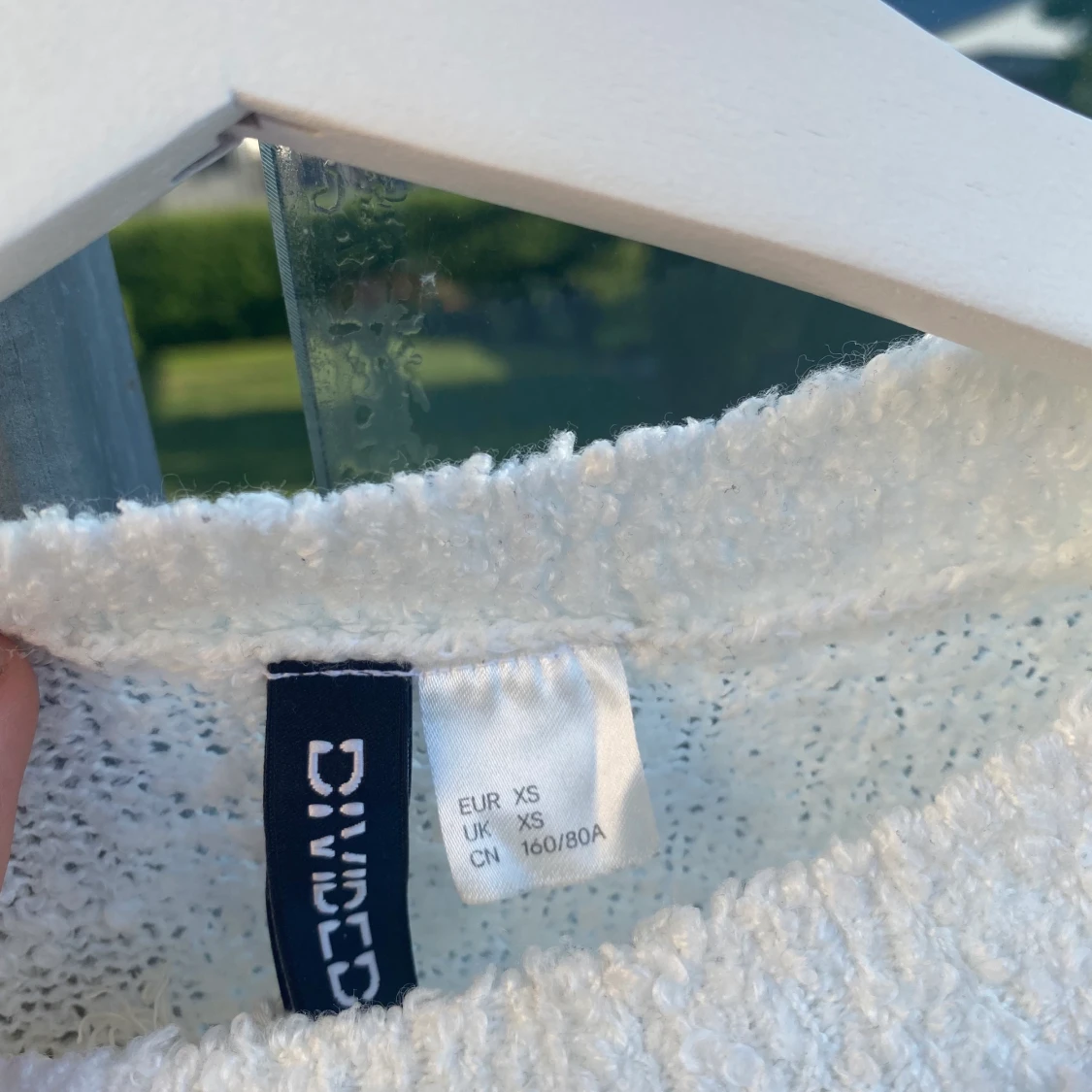 vit Stickad tröja  - 91