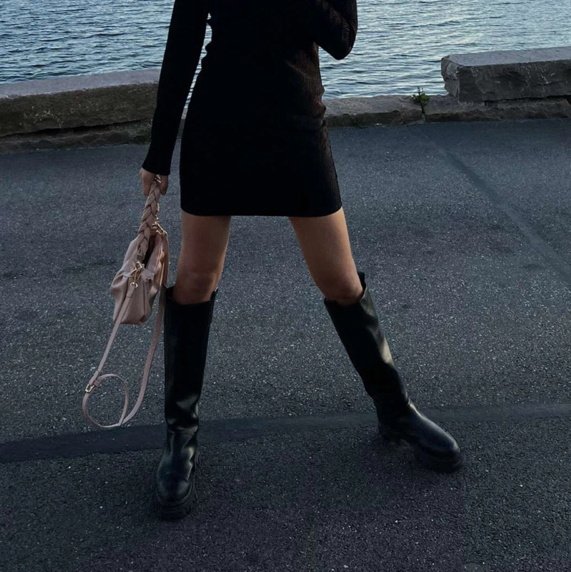 Svarta höga boots - 91