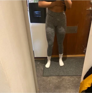 Gråa träningstights - (Lånad bild från mitt andra konto) Fint skick, använts 3ggr. Köpta i butik på Mmsports för 399kr, kom privat för fler bilder  Pris går att diskutera <3