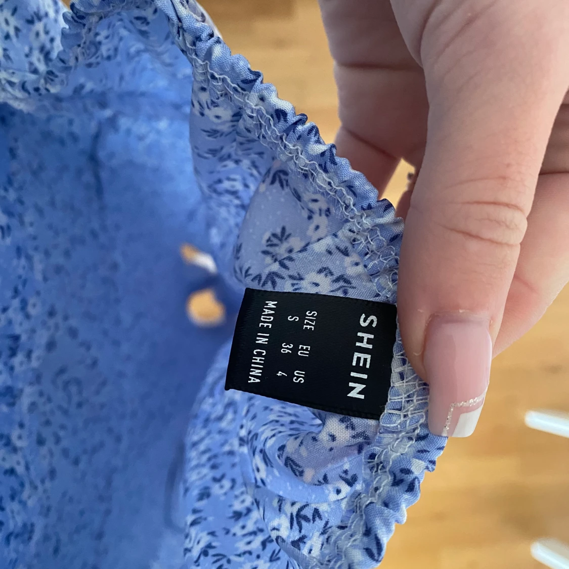 Blå klänning  - 91