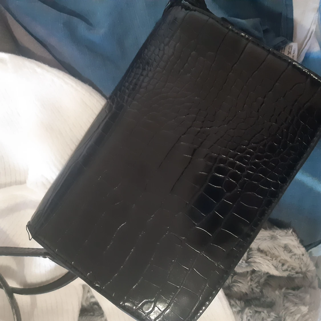 Handväska - läderimitation - 91