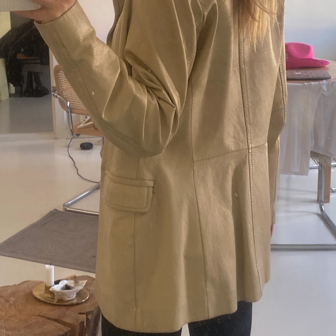 Vintage skinnjacka - 90