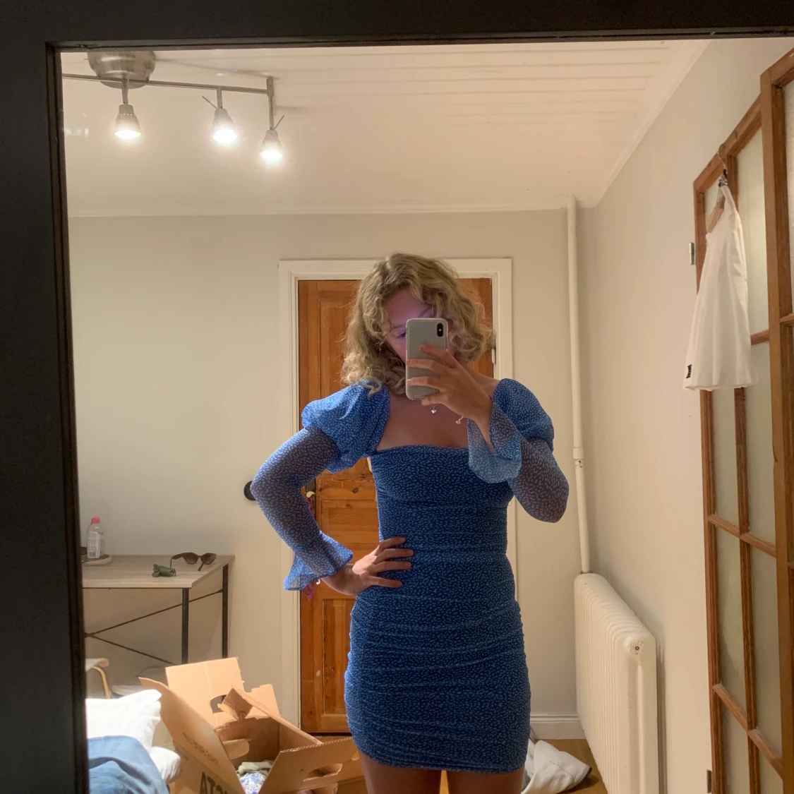 blå klänning från oh polly - 91